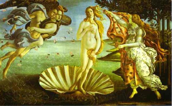 Sandro Botticelli Birth of Venus Spain oil painting art